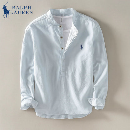 Ralph Chemise casual en lin rayée premium - 1 achetée,  1 offerte