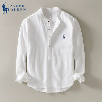 Ralph Chemise casual en lin rayée premium - 1 achetée,  1 offerte