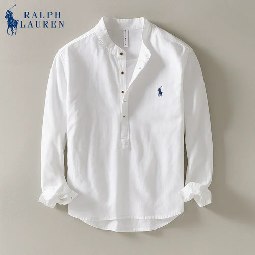 Ralph Chemise casual en lin rayée premium - 1 achetée,  1 offerte