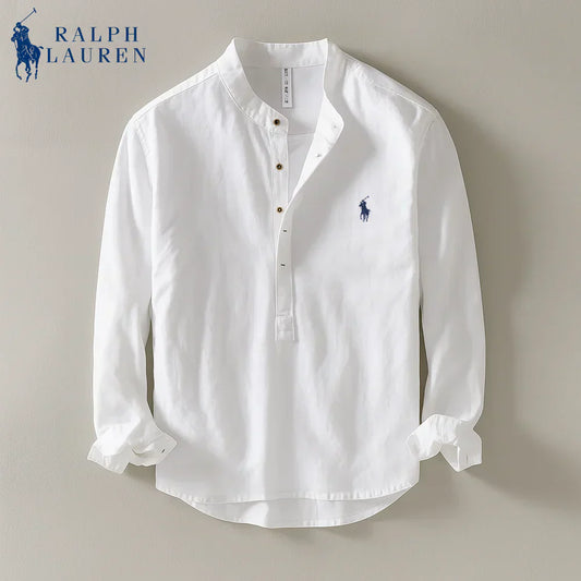 Ralph Chemise casual en lin rayée premium - 1 achetée,  1 offerte