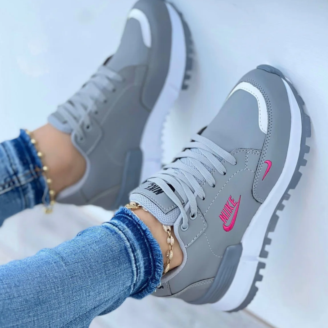 Emilia - Baskets confortables à lacets avec bout rond | 1 acheté + 1 offert