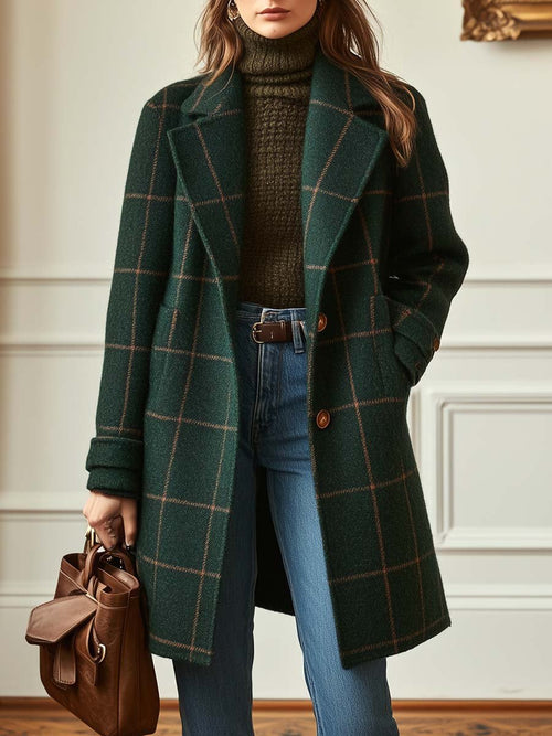 Lea™ | Veste rétro à carreaux pour femmes