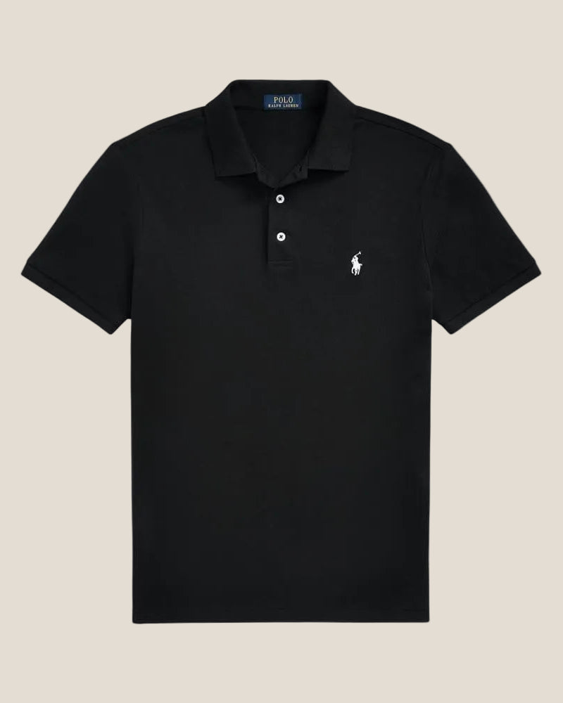 Polo en mesh extensible coupe slim personnalisée Ralph - 1 acheté,  1 offert