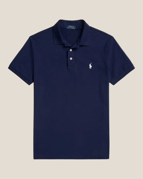 Polo en mesh extensible coupe slim personnalisée Ralph - 1 acheté,  1 offert