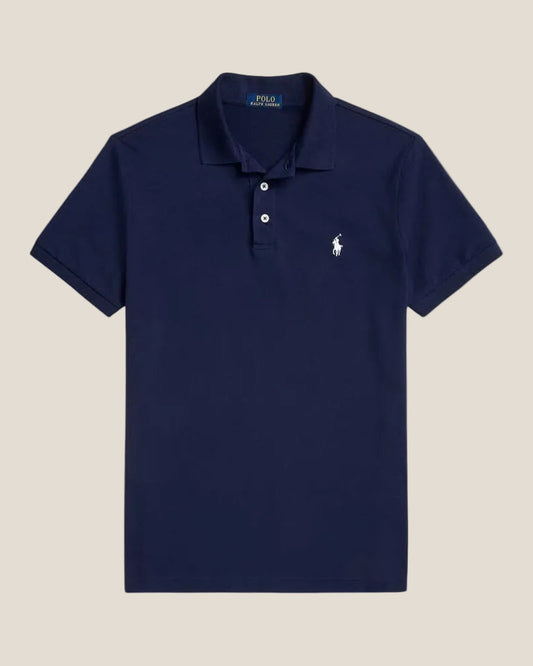 Polo en mesh extensible coupe slim personnalisée Ralph - 1 acheté,  1 offert