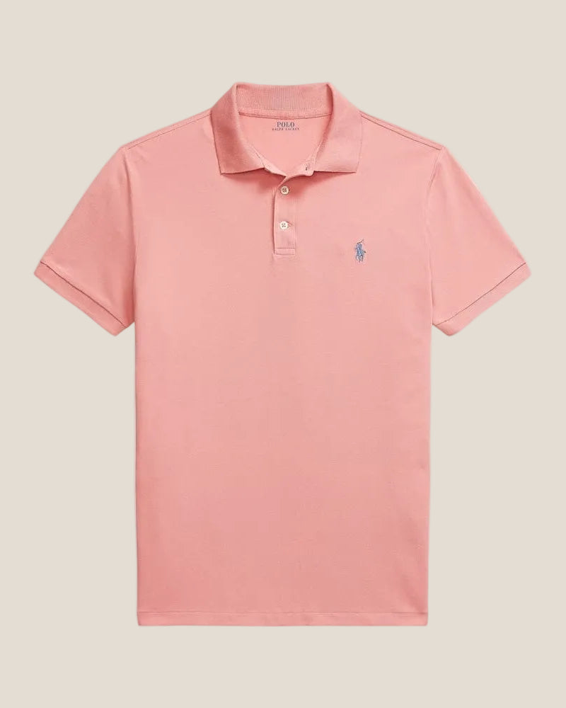 Polo en mesh extensible coupe slim personnalisée Ralph - 1 acheté,  1 offert